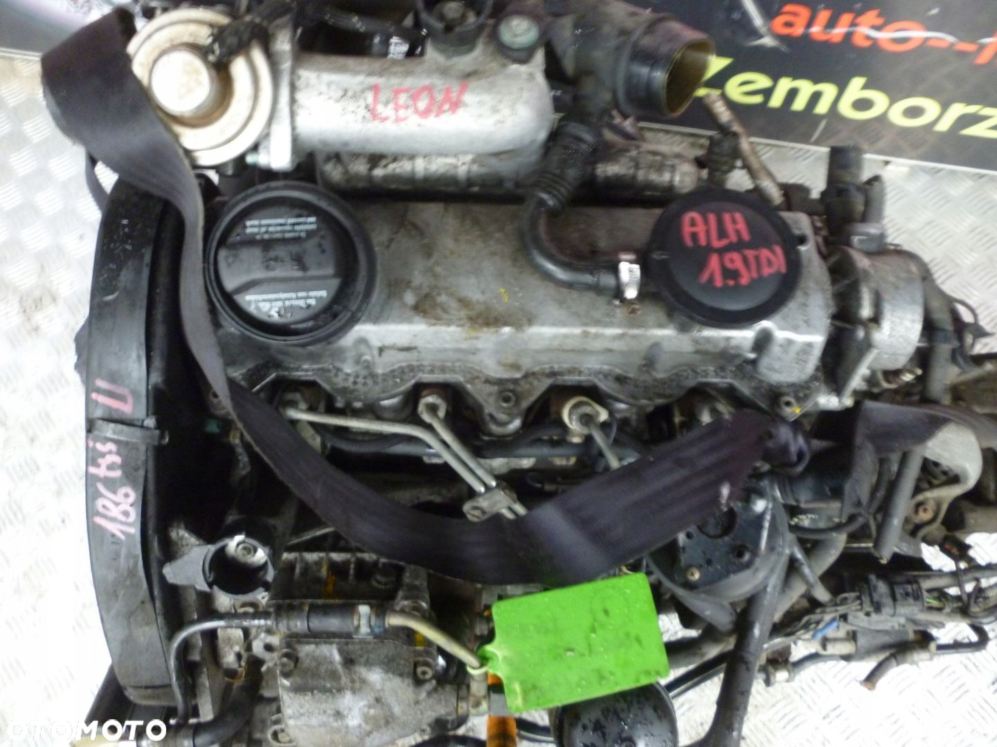 SILNIK SEAT LEON 1.9 TDI ALH 186 TYS  UKŁ. PALIW. - 2