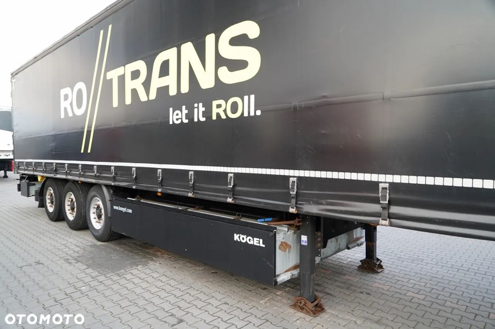 Kögel FIRANKA / STANDARD / PODNOSZONY DACH / KOSZ NA PALETY - 10