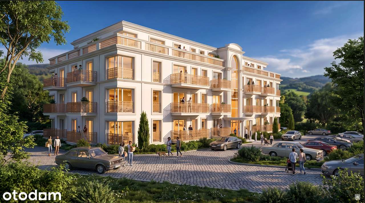 Mieszkanie na sprzedaż, 4 pokoje, 74 m², Szczawno-Zdrój