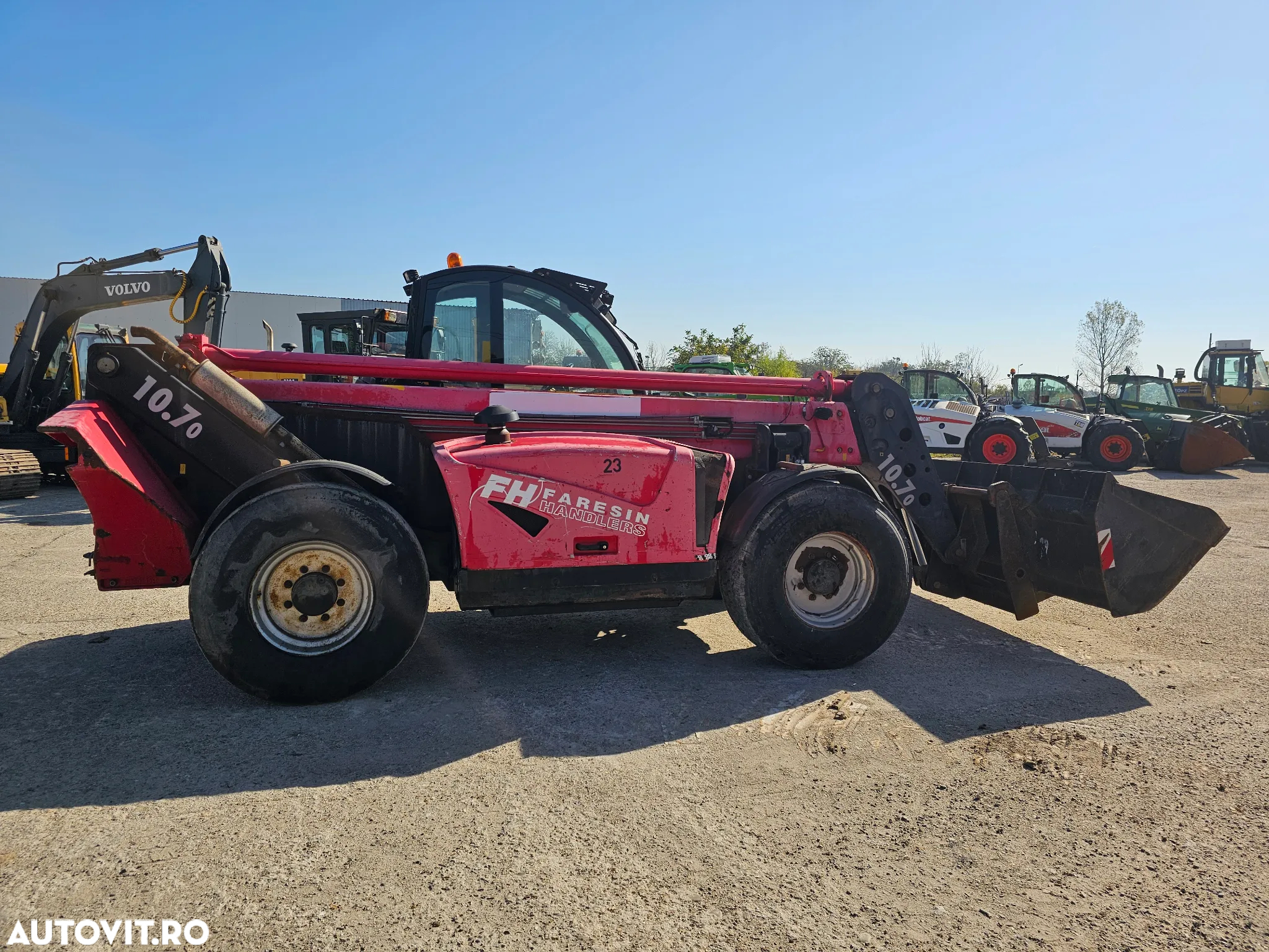 Manitou Faresin 10.70 H incarcator frontal telescopic 7 tone 10 metri - 6