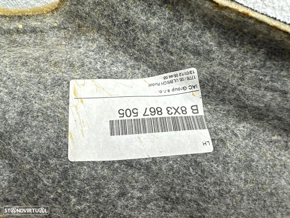 Cúpula / Forra Teto + Plásticos Interior - Audi A1 8X (2012) - 7