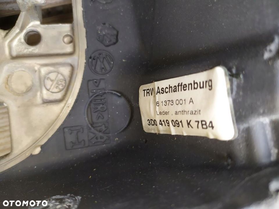 VOLKSWAGEN PHAETON KIEROWNICA CZARNA ANTHRAZIT - 11