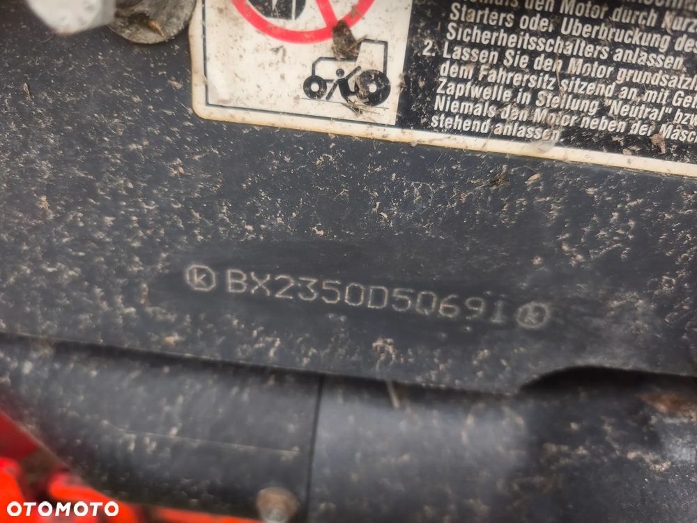 Kubota BX350 4x4 Traktorek komunalny kosiarka pług piaskarka pełen osprzęt - 8