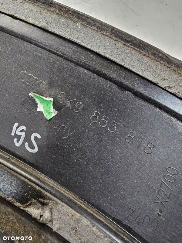 LISTWA Z BŁOTNIKA PRAWY TYŁ AUDI A4 B8 8K9853818 - 5