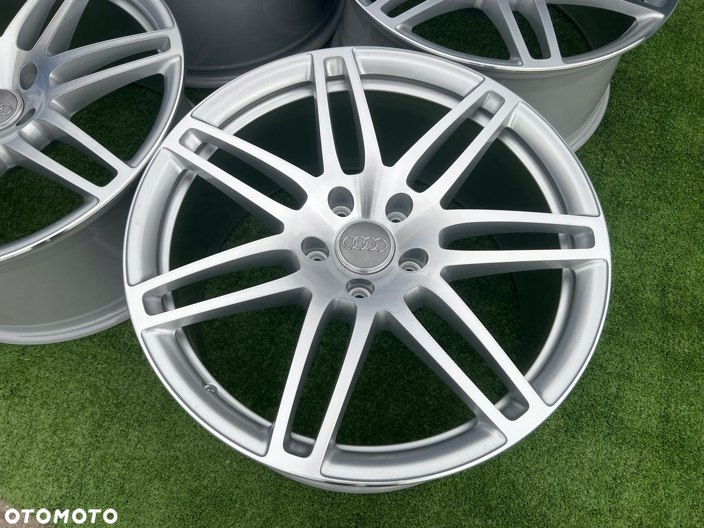 KOMPLET FELG FELGI ALU AUDI 4L0 Q7 S LINE 21 5X130 ET44 ORYGINALNE - 3