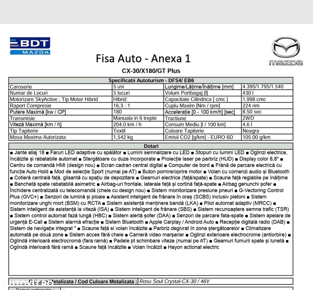 Mazda CX-30 X180 MHEV 2WD 6MT GT Plus - 6