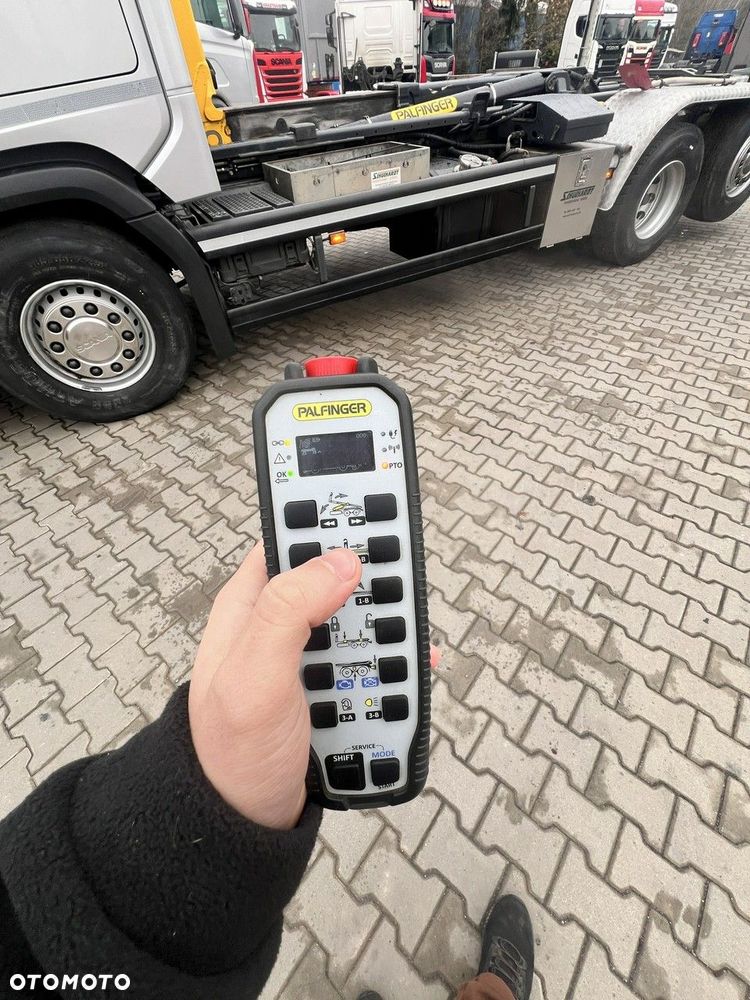 Scania r450 hakowiec palfinger 6x2/4 z Niemiec Cały na poduszce 2019 - 17