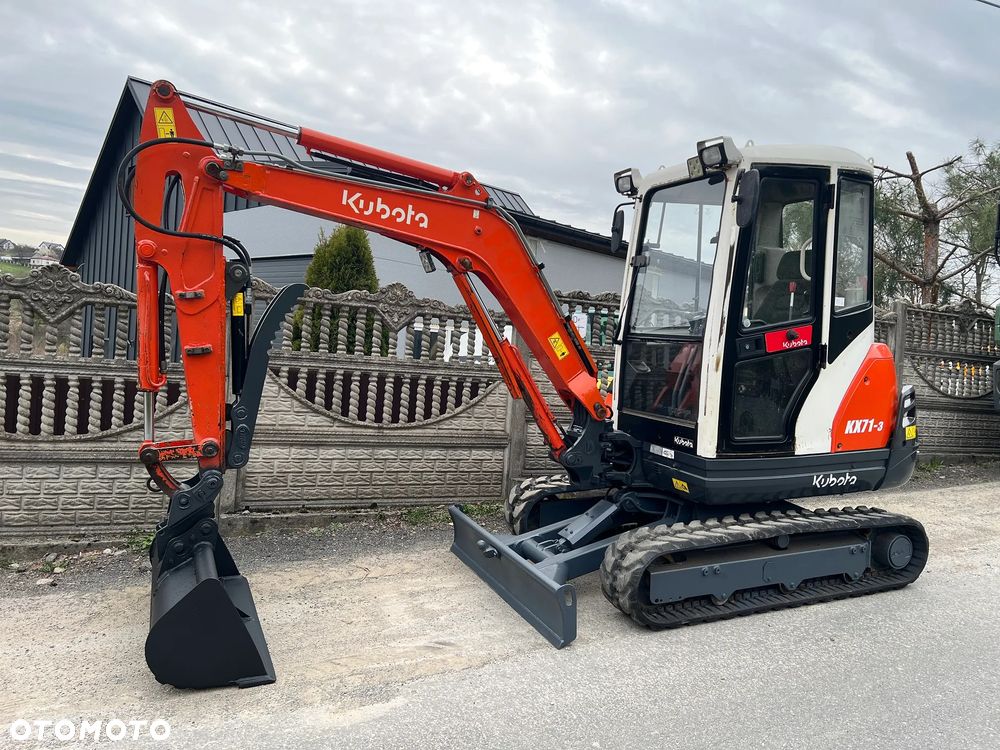 Kubota KX 71-3 | Minikoparka Kubota KX71 | 3 Tony | Silnik 4 Cylindry | Ząb Hydrauliczny | Stan Bardzo Dobry | CENA BRUTTO | UMOWA | Mini Koparka | - 7
