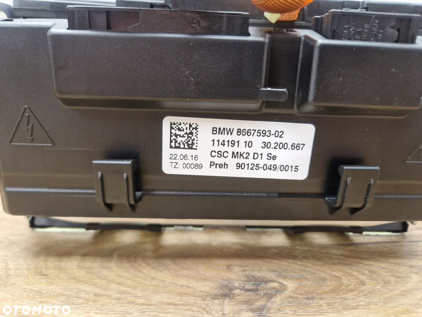 BMW F30 330E MODUŁ STEROWNIK NADZORU OGNIW BATERIA HYBRYDA 8667593 8612168 - 7