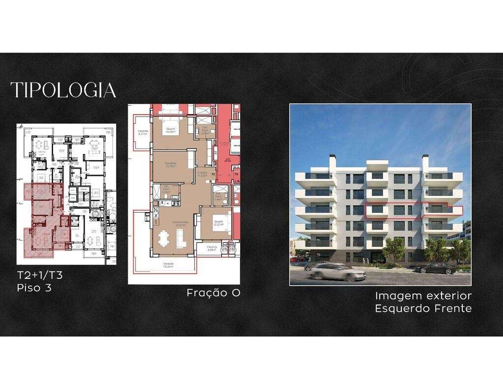 Apartamento T3 em Armação de Pêra de 139,00 m2