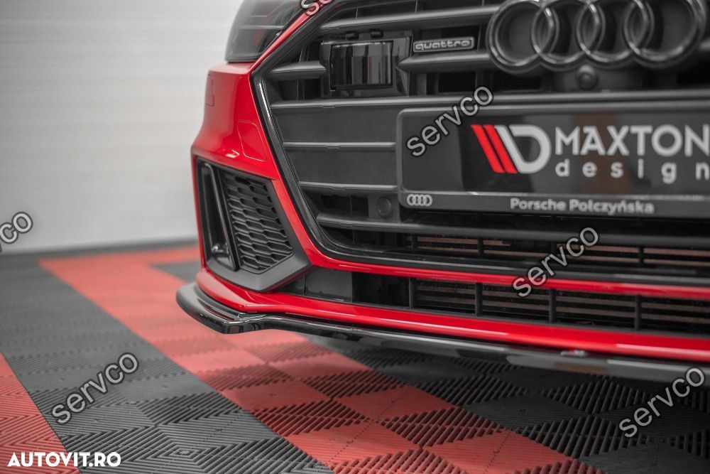 Prelungire splitter bara fata Audi A7 C8 S-line 2017- v1 Maxton Design - 4