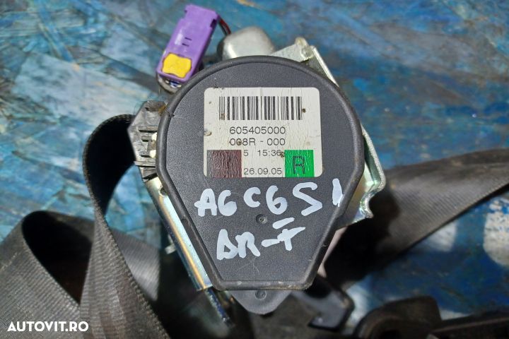 Centura siguranta fata dreapta 605405000 008R000 4F0857706A 604906700 - 3