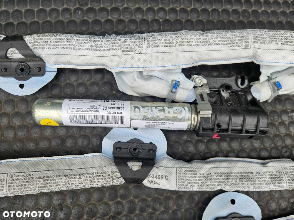 Kurtyna Boczna Kurtyny 4F5880741C 4F5880742C Poduszka Powietrzna Air Bag Lewa Prawa Komplet Audi A6 C6 Sedan. - 6
