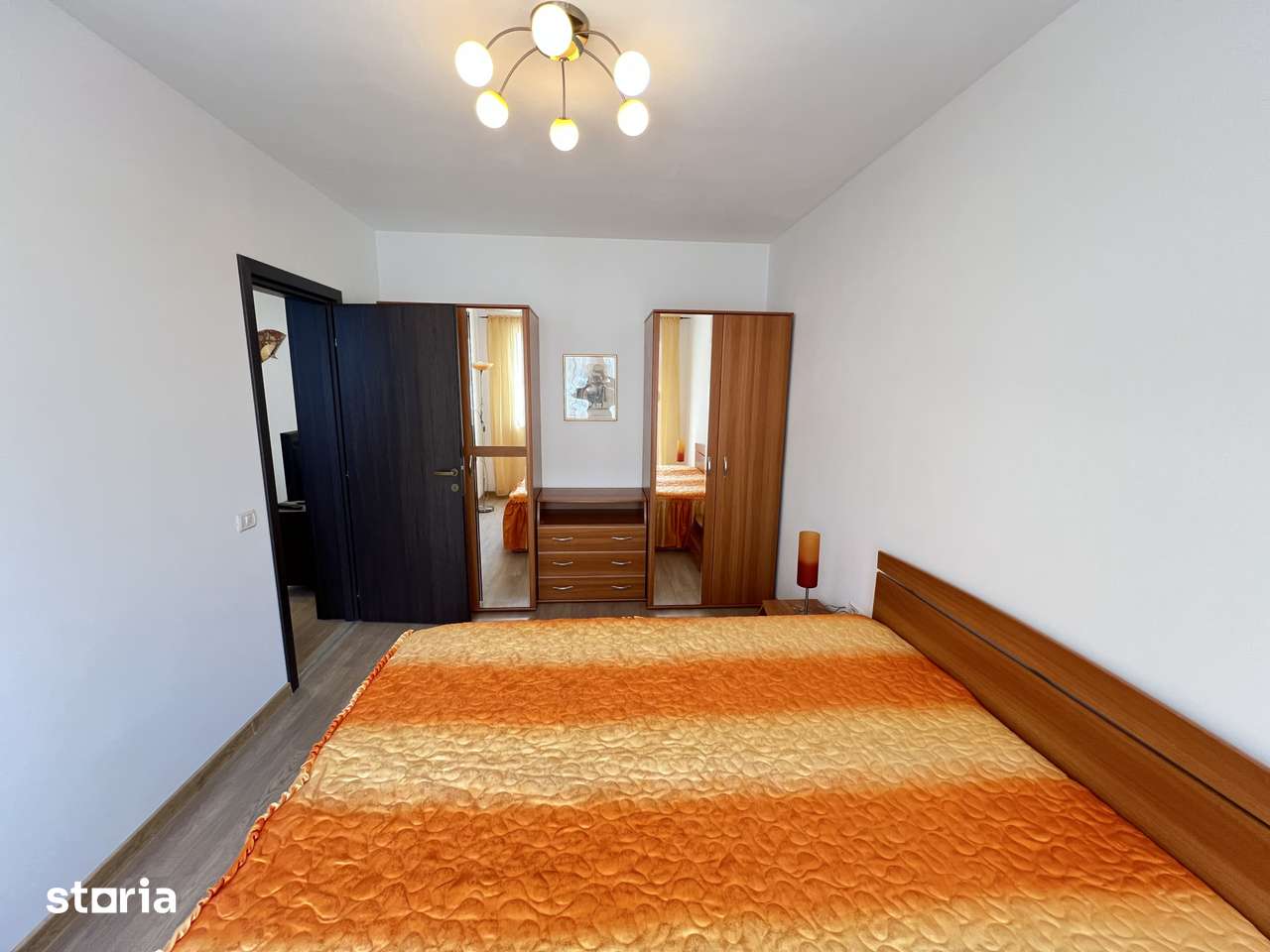Inchiriere-apartament-2 camere-open space-nou-parcare-mobilat-utilat - Imagine principală: 4/8