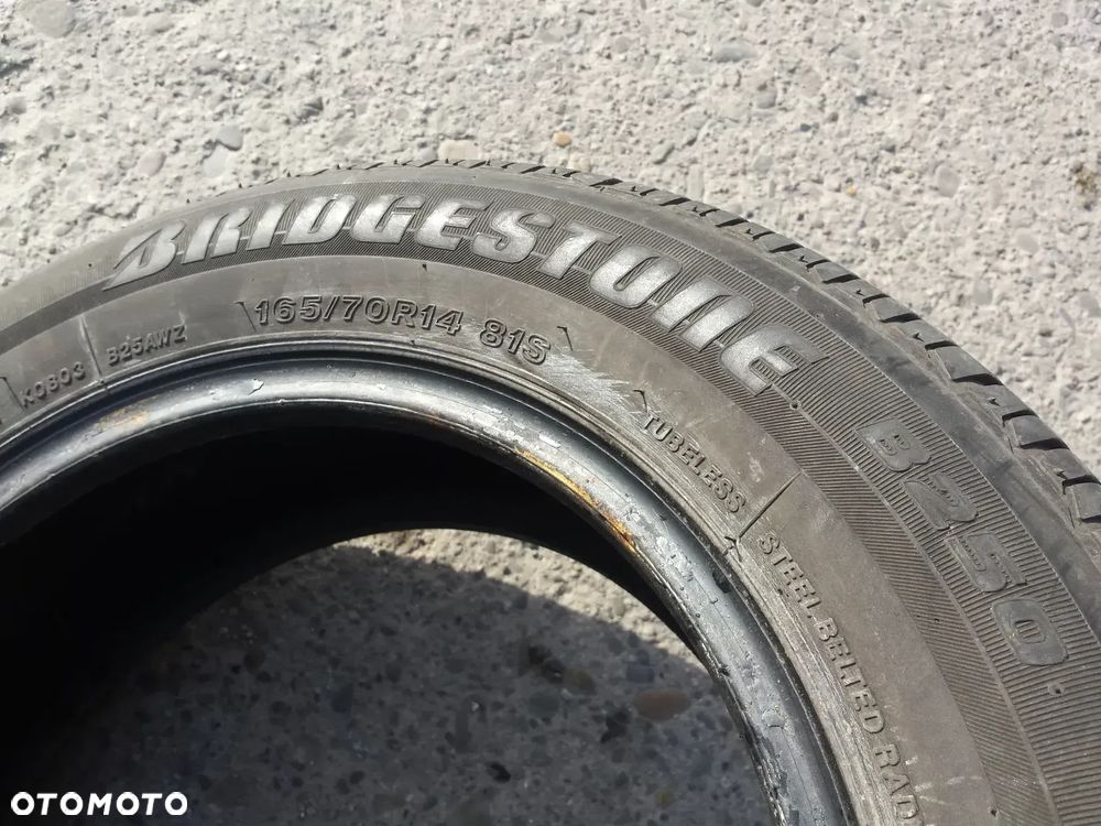 14” - BRIDGESTONE - 165/70 r14 cali - LETNIE Opony  - stan BDB - GWARANCJA ! + Możliwy MONTAŻ !! - 2
