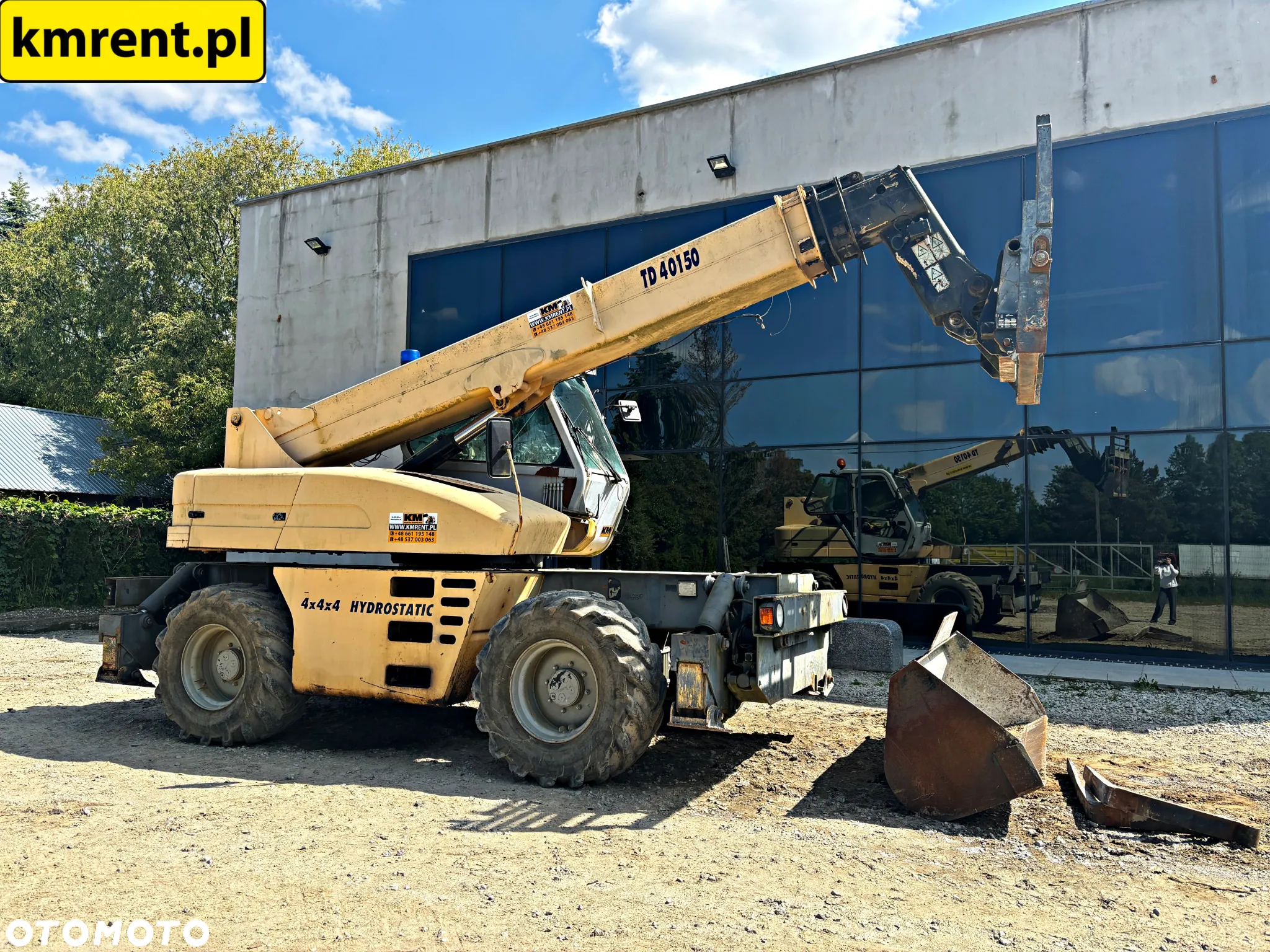 Bobcat SAMBRON TD 40150 ŁADOWARKA TELESKOPOWA OBROTOWA 1999R. | MANITOU MRT 1440 1540 TEREX 3514 JCB 535-140 - 4