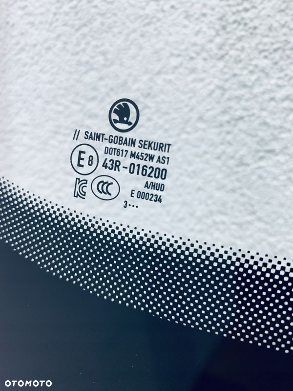 Szyba czołowa SKODA ENYAQ IV 2020- AKUSYKA+KAMERA+ SENSOR+HUD+ORYGINAŁ - 3