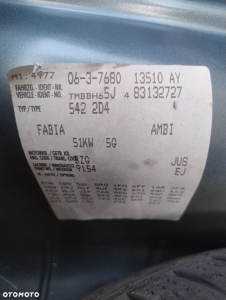 Škoda Fabia II 2007 1.2 BZG – AUTO NA CZĘŚCI - 5