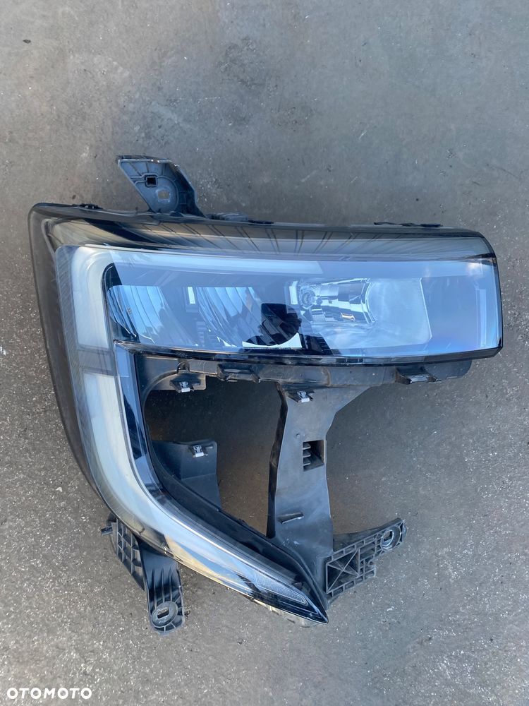 RENAULT MASTER 4 IV , 5 V  25-> Kompletne lampy przednie full led ledowe lampa przednia lewa prawa Reflektory reflektor lewy prawy + ZDERZAK PRZEDNI PRZÓD + chłodnica klimatyzacji 921004663R  260609073R  260106174R lift - 25