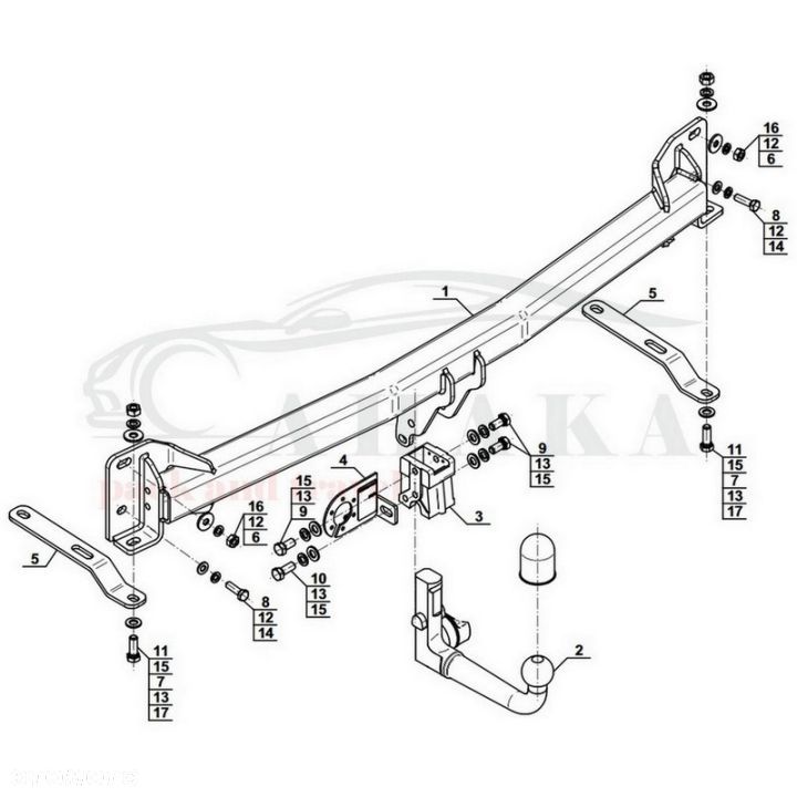 Hak Holowniczy Wypinany Automat Do Ford Explorer 2016-2019 - 2