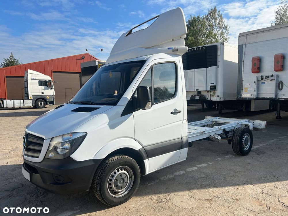 Mercedes-Benz SPRINTER 314 CDI / AUTOMAT / RAMA DO ZABUDOWY / SPRAWNY i JEŻDŻACY / RAMA BEZ KOROZJI / 2018 ROK / POLSKI SALON !! - 2