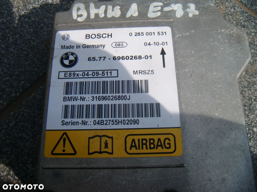 bmw1  e-87  sensor airbag 0285001531 - 2