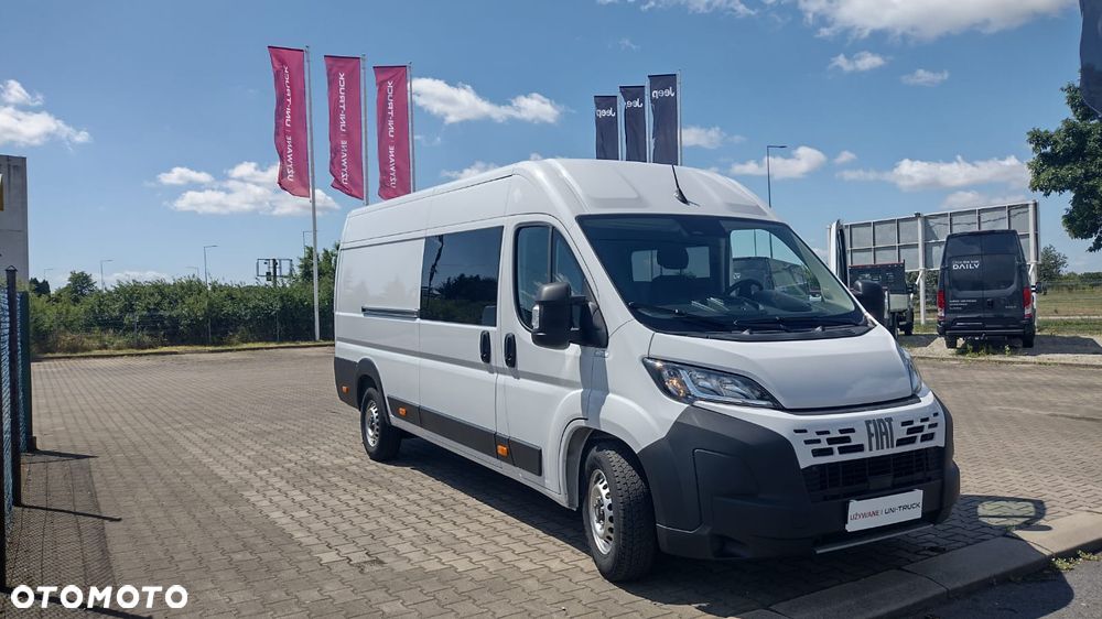 Fiat DUCATO L4H2 brygadówka 7 osób hak 3t Mały przebieg GWARANCJA do29.10.26 - 2