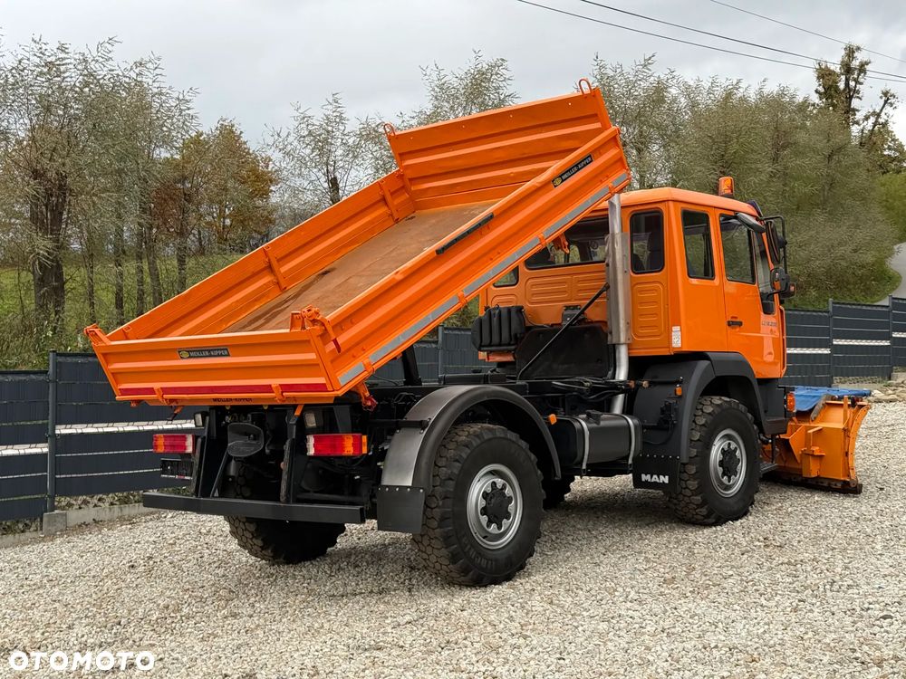 MAN * MAN 10-220 * Pług * Kiper Wywrotka Meiller * 4x4 * Zimowe Utrzymanie * Unimog * - 26