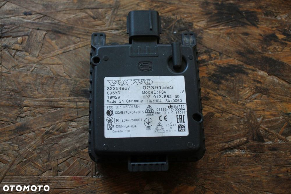 VOLVO V90 S90 XC90 XC60 XC40 MODUŁ CZUJNIK BLIS MARTWEGO POLA 32254967 - 1