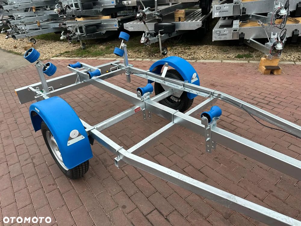 Neptun Przyczepa Neptun N7-17 NAVY 1 osiowa pod łodzie ponton do 5,5m - 4