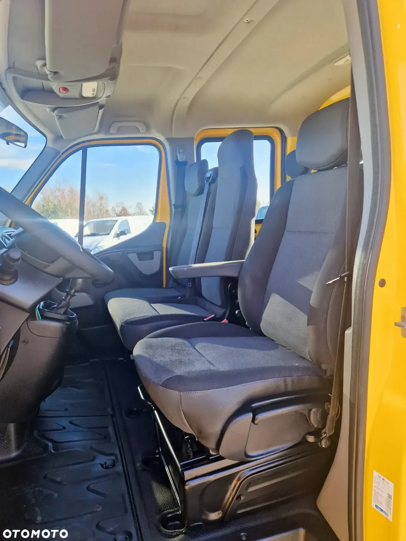 Renault MASTER 2,3 DCI 145 KONNA DOKA BRYGADÓWKA 7 OSOBOWA HDS HIAB 1000KG KLIMA 3,3M SKRZYNIA 104T/KM PRZEBIEGU GWARANCJA BLIŻNIAKI DO 3,5T - 12