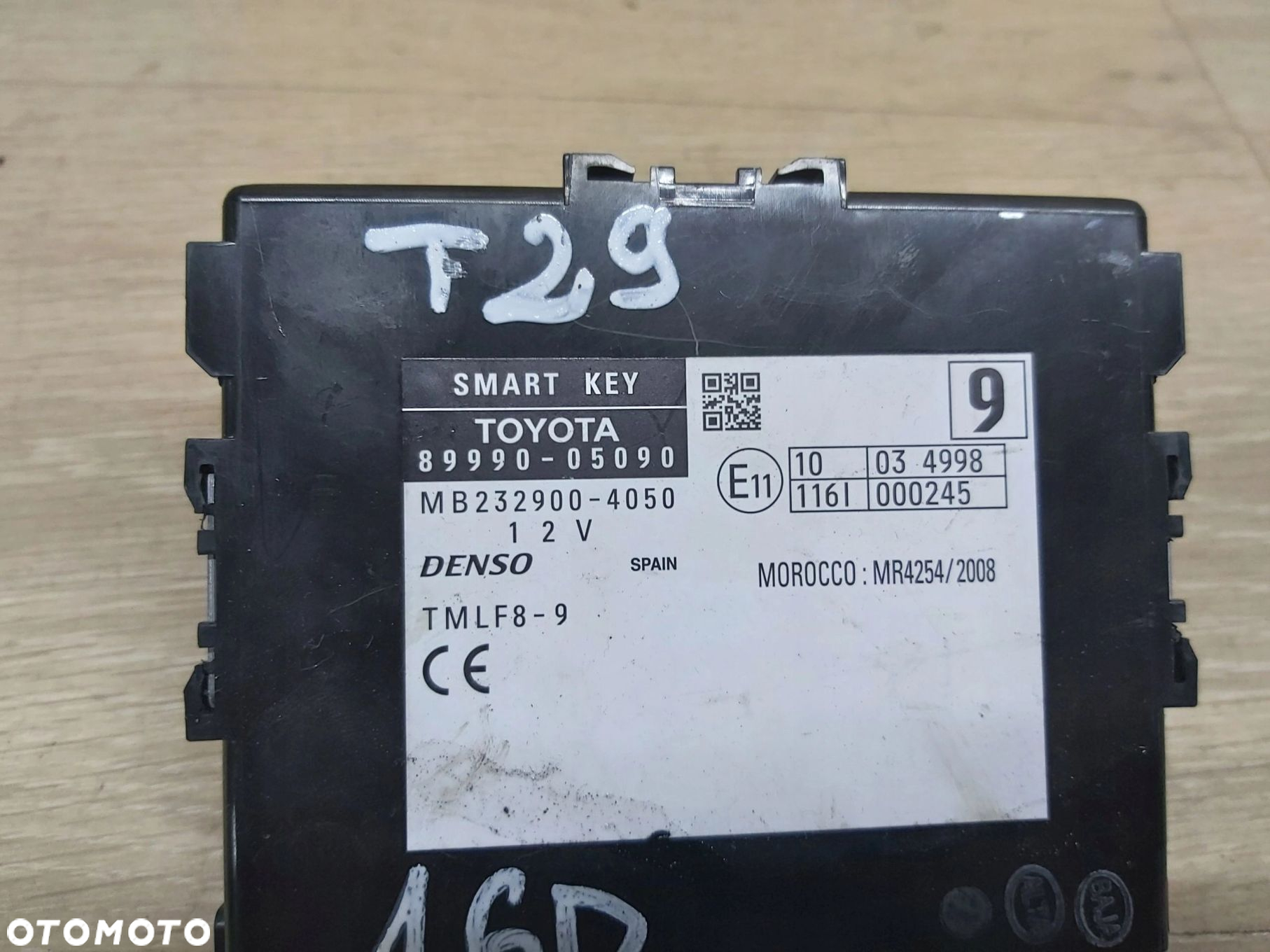Toyota Avensis T27 Lift T29 14-18r moduł smart key 89990-05090 - 2