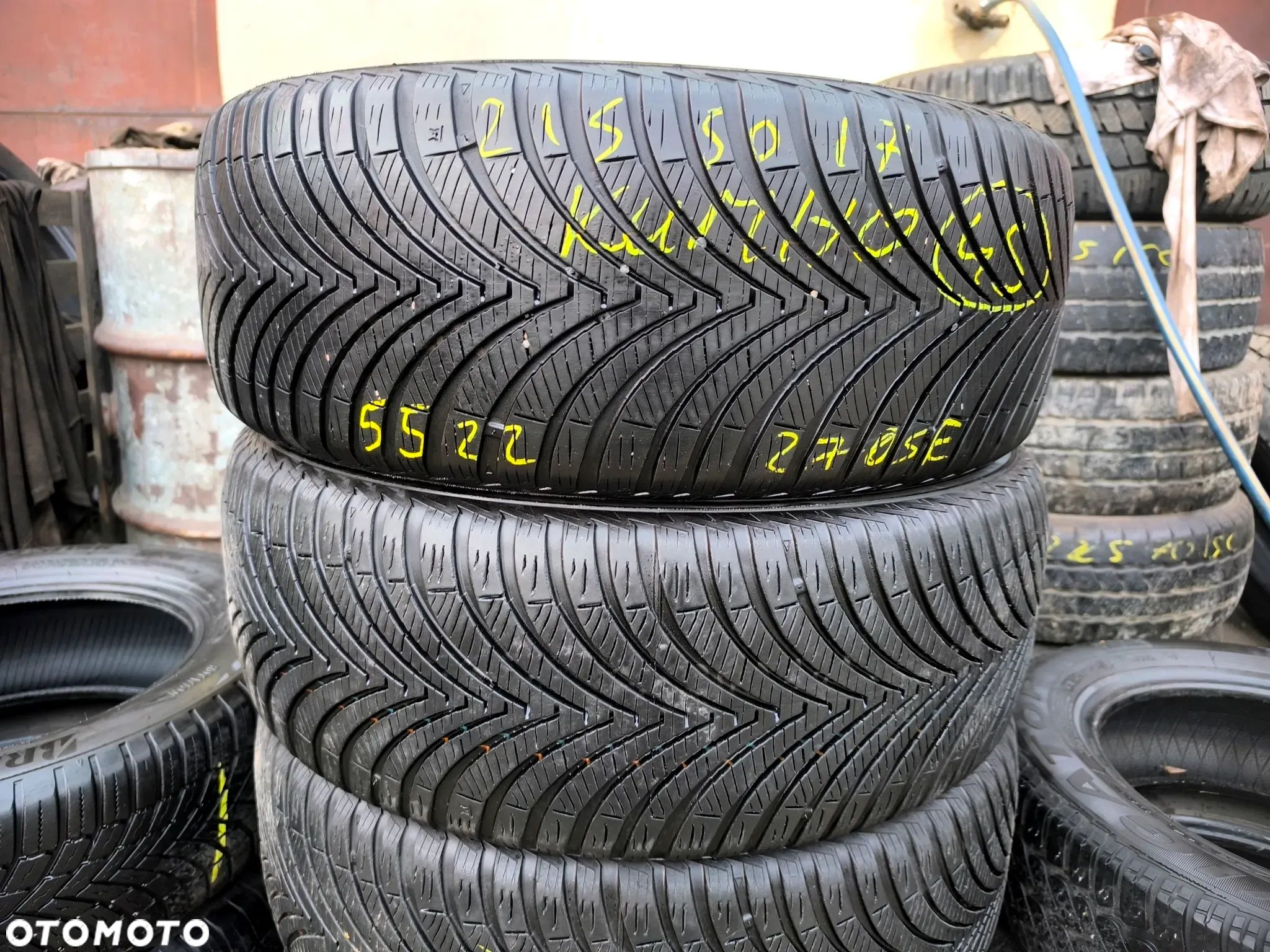 215/50R17 95W Opony Całoroczne Wielosezonowe KUMHO SOLUS 4S HA32 5,5mm Legnica ALU-RAD 22r. 215/50 - 1