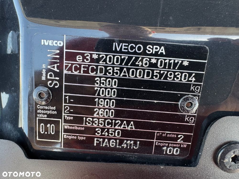 Iveco DAILY 35C14 wywrotka hak tylko 62tys.km!!! - 28