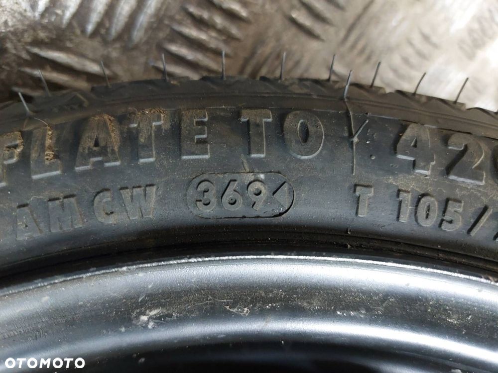 ORGANIZER WKŁAD BAGAŻNIKA LEWAREK DOJAZDÓWKA 4x100 105/70R14 SEAT VW SKODA - 5