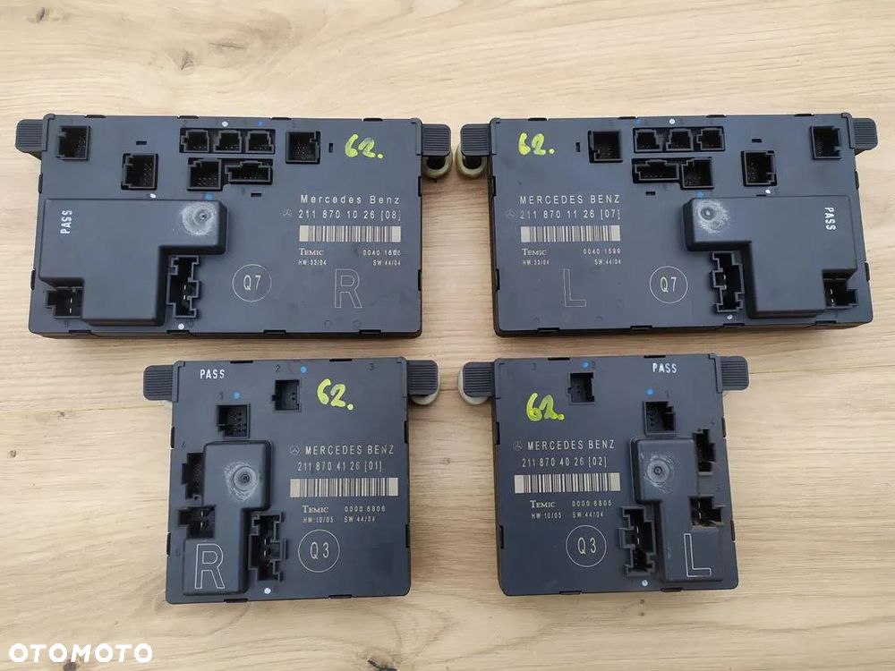 MERCEDES W211 MODUŁ DRZWI PRAWYCH PRAWY A2118701026