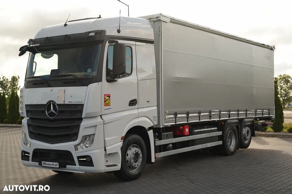 Mercedes-Benz ACTROS 2551 / 6X2 CORTINĂ / RIDICATIVĂ / PUNTE RIDICATIVĂ / DIRECȚIE / PODEA REZISTENTĂ - 4