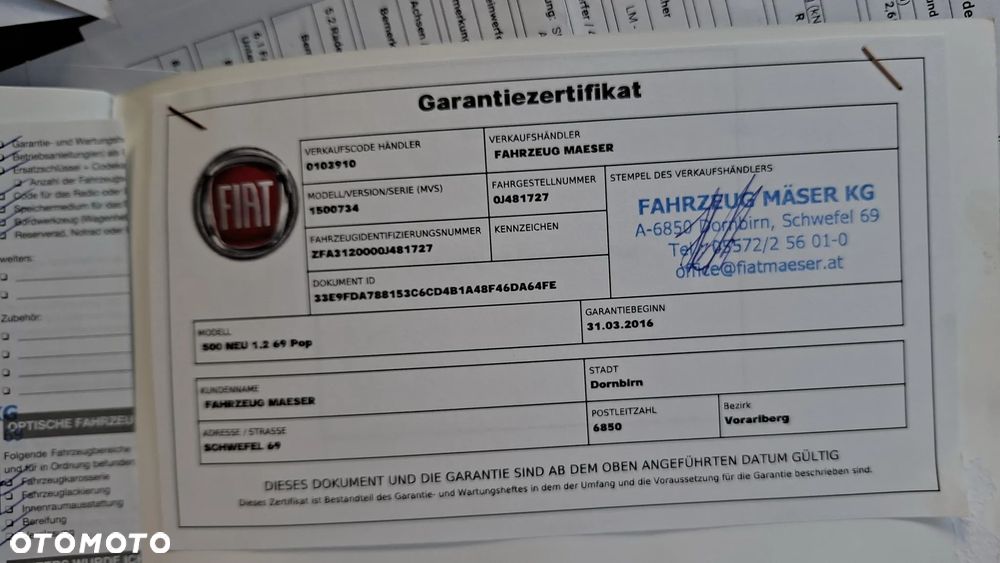 Fiat 500 1.2 Pop-Star - 31