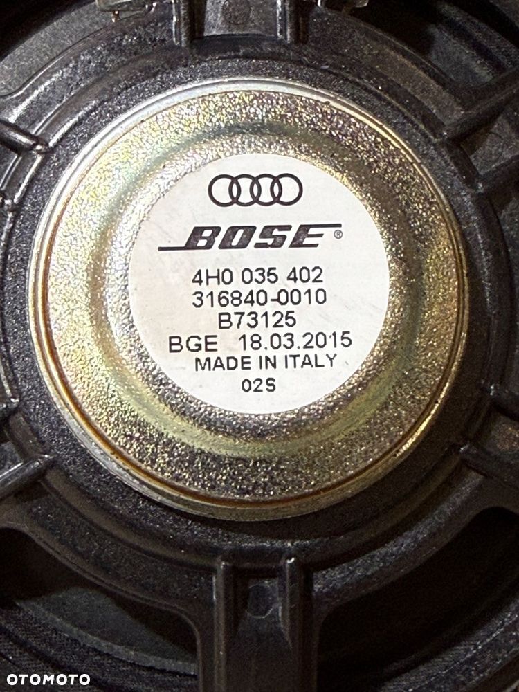 audi a8 d4 lift głośnik środkowy deski konsoli bose 4h0035402 - 4