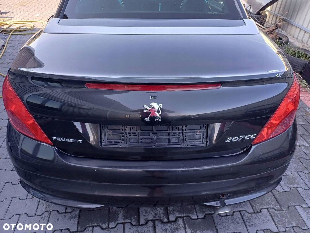 KOMPLETNY TYŁ PEUGEOT 207 CC EXLB KLAPA ZDERZAK LAMPY - 3