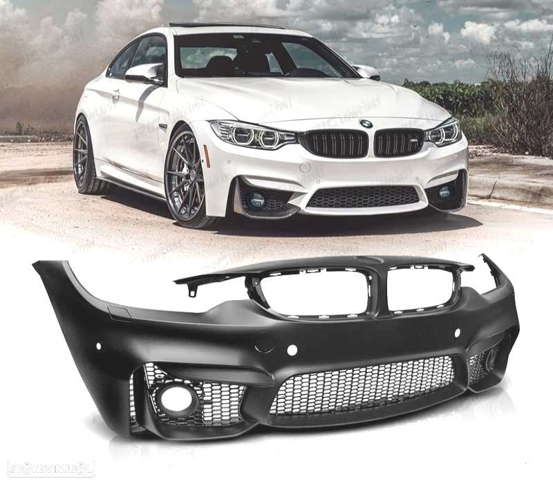 PARA-CHOQUES FRONTAL BMW F32 F33 F36 LOOK M4 PDC SRA - 1