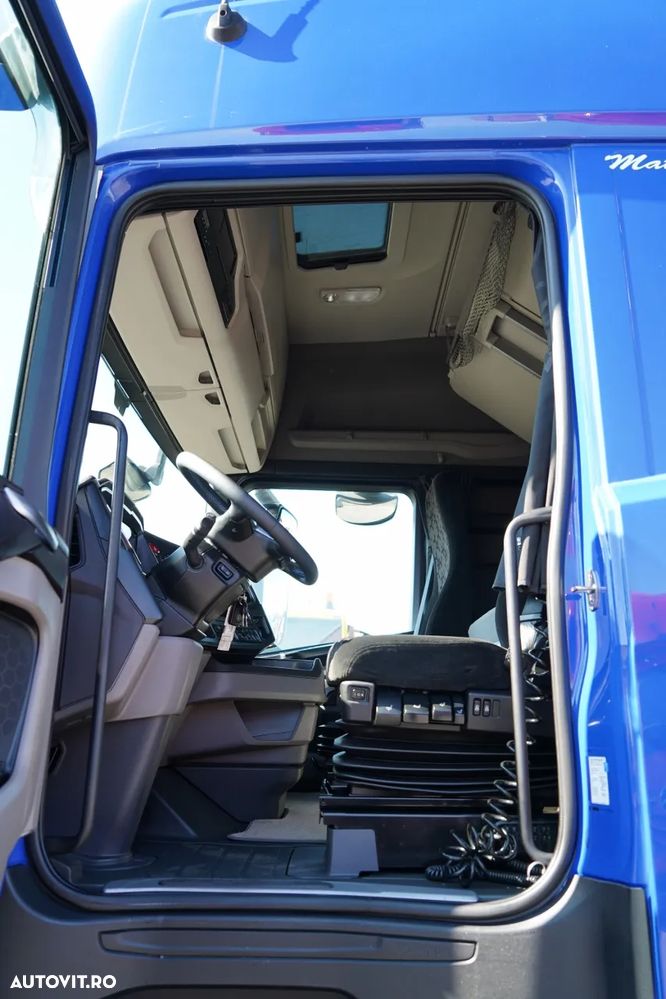 Scania S 450 / COMBINAȚIE TANDEM / CORTINĂ / 120 M3 / DRIVE-THROUGH / ACOPERIȘ RIDICABIL / PUNȚĂ RIDICABILĂ / - 23