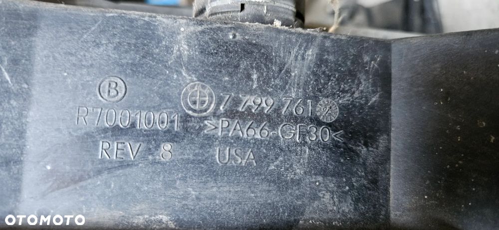 BMW X5 E70 X6 E71 3.0D 3.5D Komplet chłodnic Chłodnice Chłodnica wody klimatyzacji Wentylator 7809321 7586775 7796572 - 8