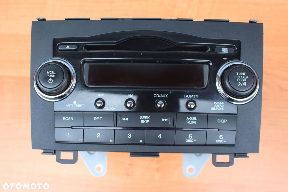 RADIO WYŚWIETLACZ HONDA CRV III CD  39100-SWA-G101-M1 ORYGINAŁ - 1