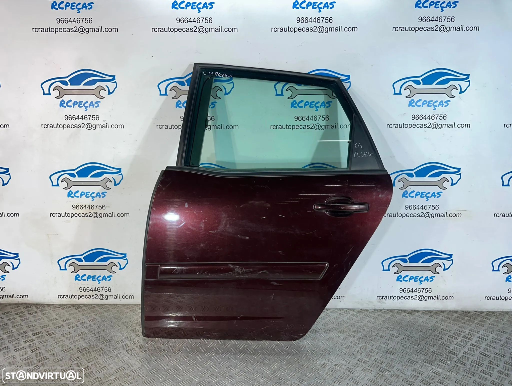 .Porta Tras Traseira Esquerda Citroen C4 Picasso 2006 - 2013 - 1