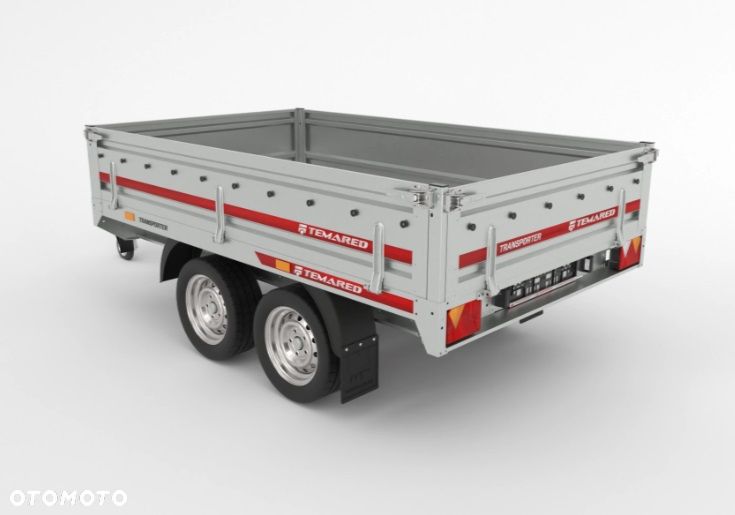 TEMARED TRANSPORTER 2515/2C DMC 2000KG burty dmontowalne wym. 254x151cm platforma uniwersalna - 7