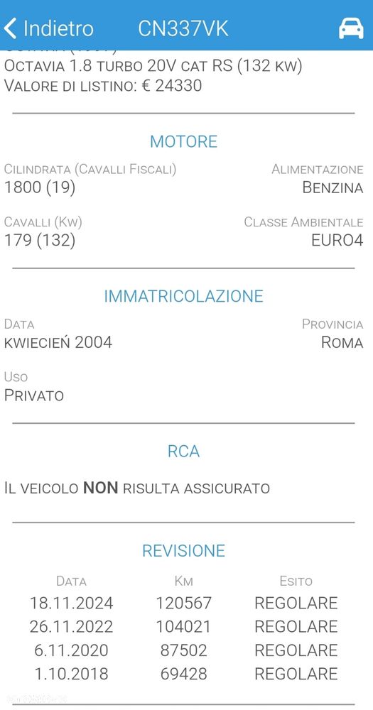 Skoda Octavia 1.8T RS - 40