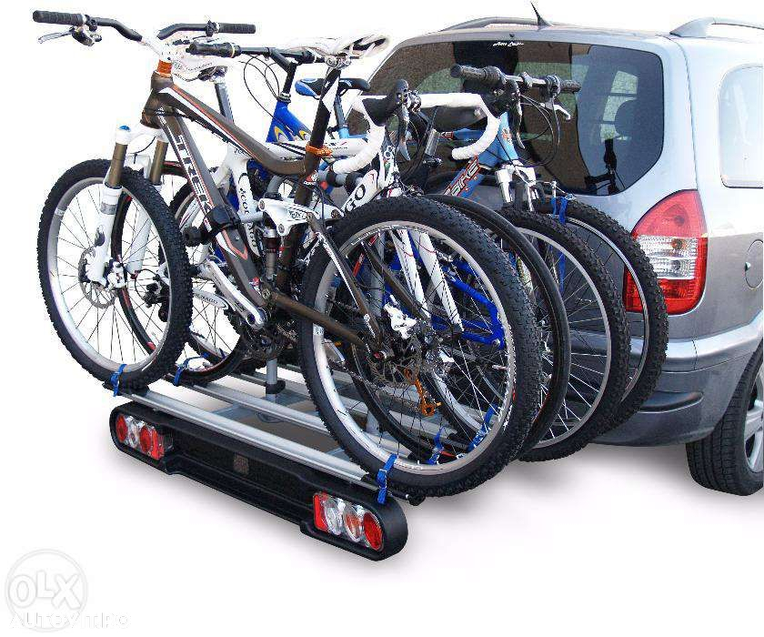 Suport 4 biciclete auto Menabo Race 4 pe carligul de remorcare - 3
