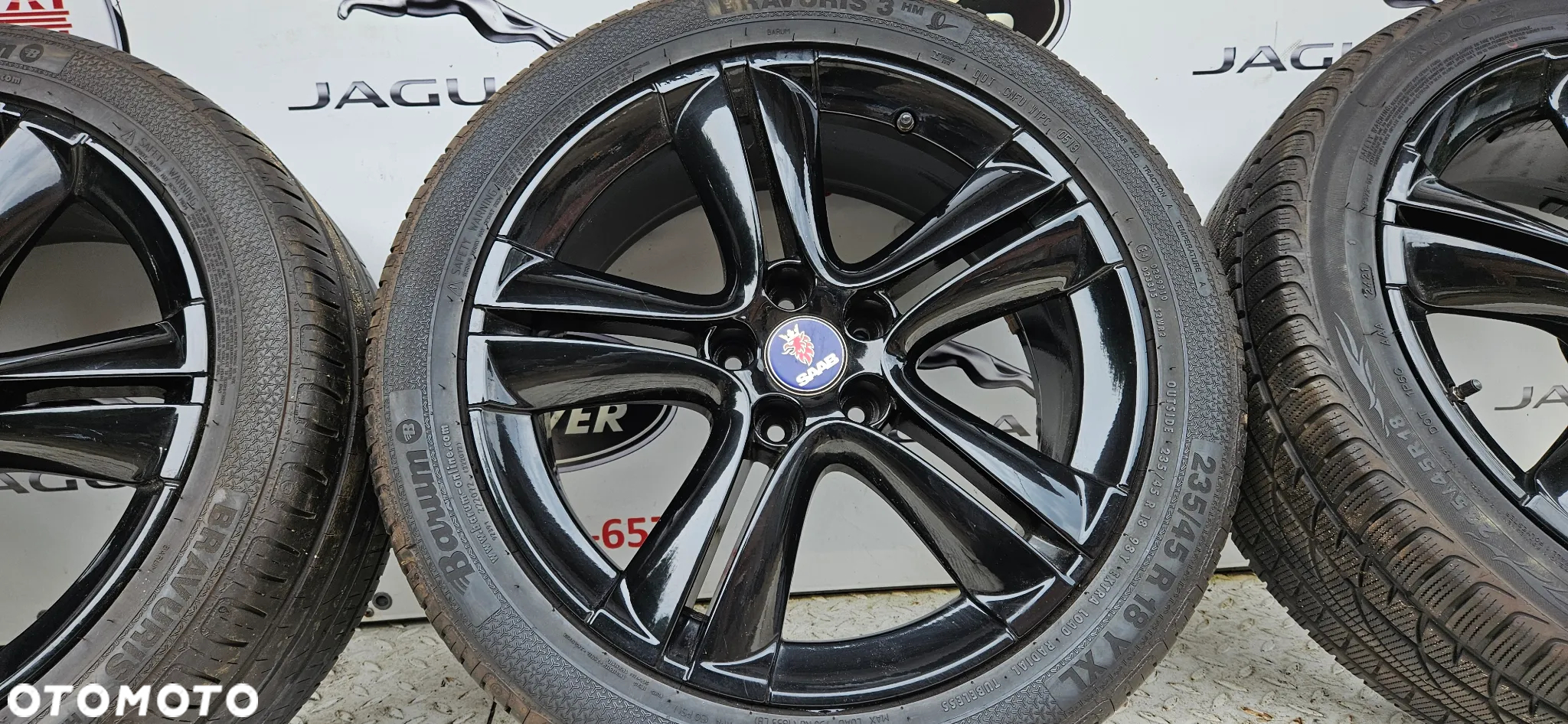 SAAB 9-3 93 II Komplet kół Alufelg Felgi Alufelgi z oponami Koła 12770237 ET 41 7.5Jx18 5x110  Opona 235/45/18 R18 18 Cali Opona Zima - 14