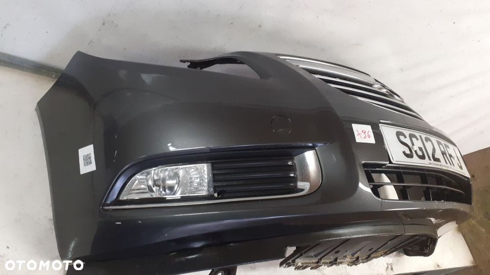 + ZDERZAK PRZÓD PRZEDNI DO OPEL INSIGNIA Z177 SZARY GRAFITOWY HALOGENY - 2